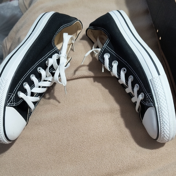 Converse Monochrome Canvas Sneakers - Picture 4 of 7